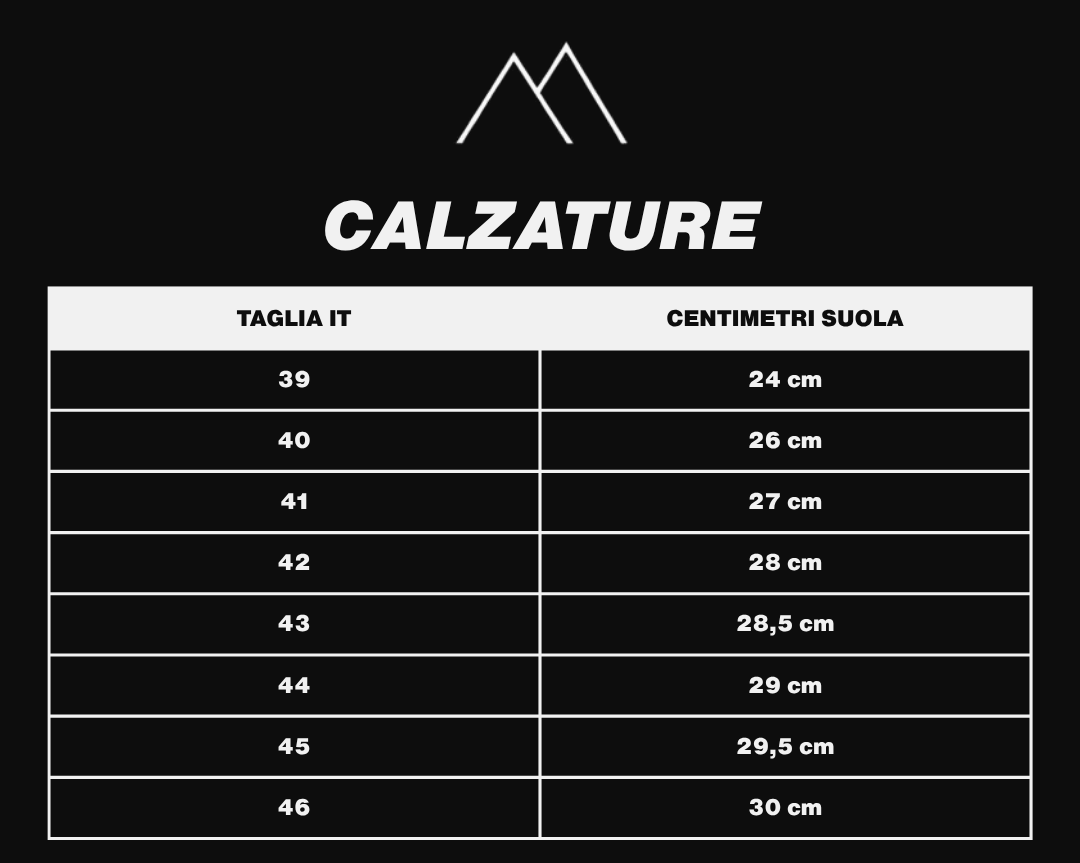 TROVA LA TUA TAGLIA.